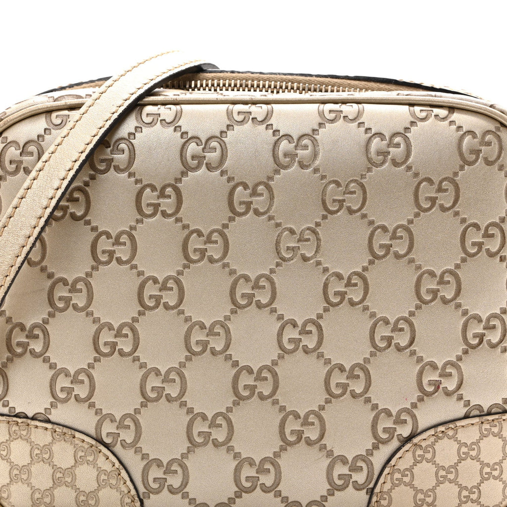 Guccissima Mini Bree Messenger Bag Gold
