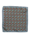 Dolce & Gabbana Gray Chilis Silk Square Men Foulard Men's Scarf