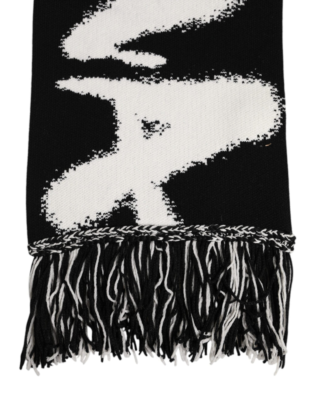 Dolce & Gabbana Black Logo Neck Warmer Wrap Men Shawl Men's Scarf
