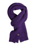 Dolce & Gabbana Purple DG Logo Neck Warmer Wrap Shawl Men's Scarf