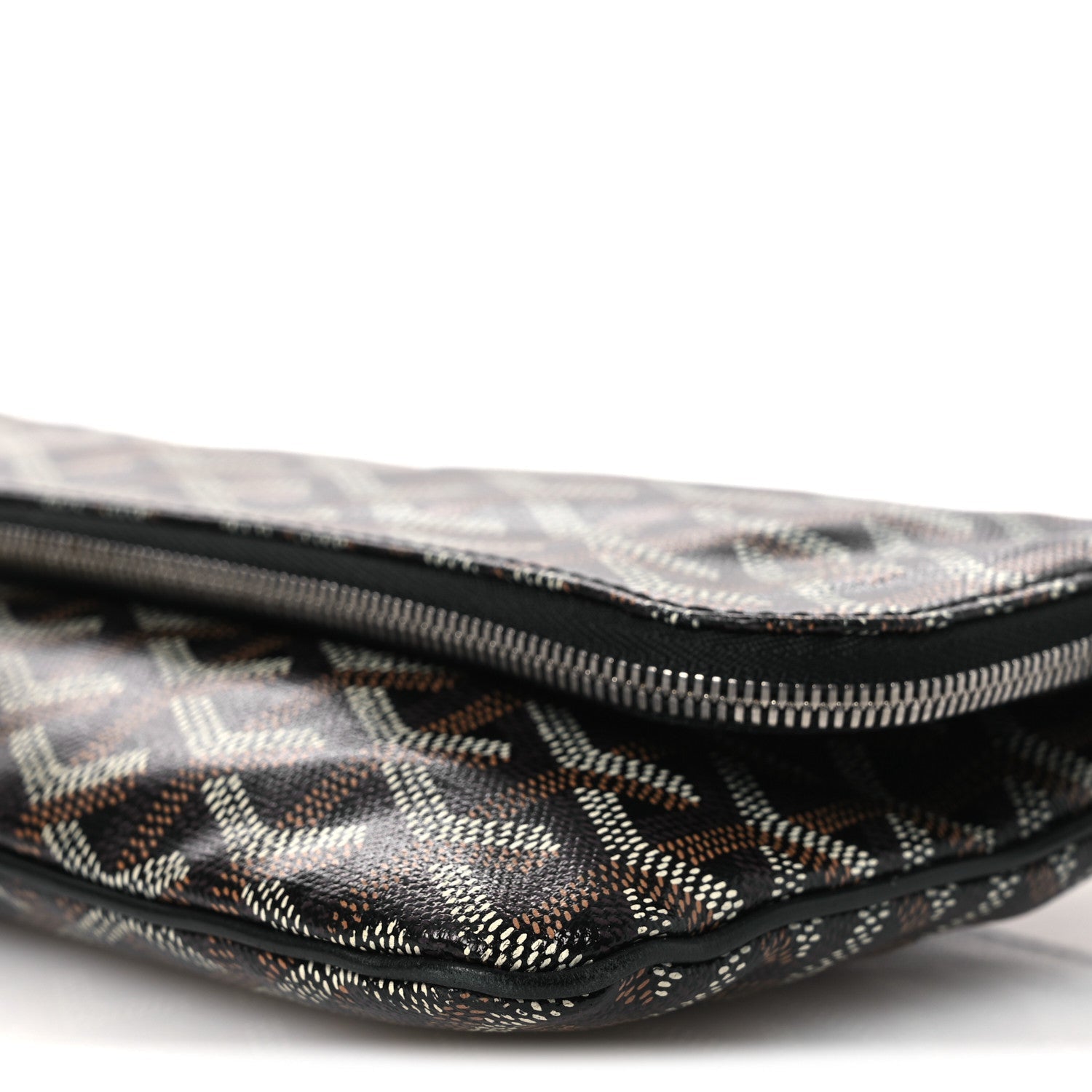 Goyardine Sainte Marie Soft Clutch Black