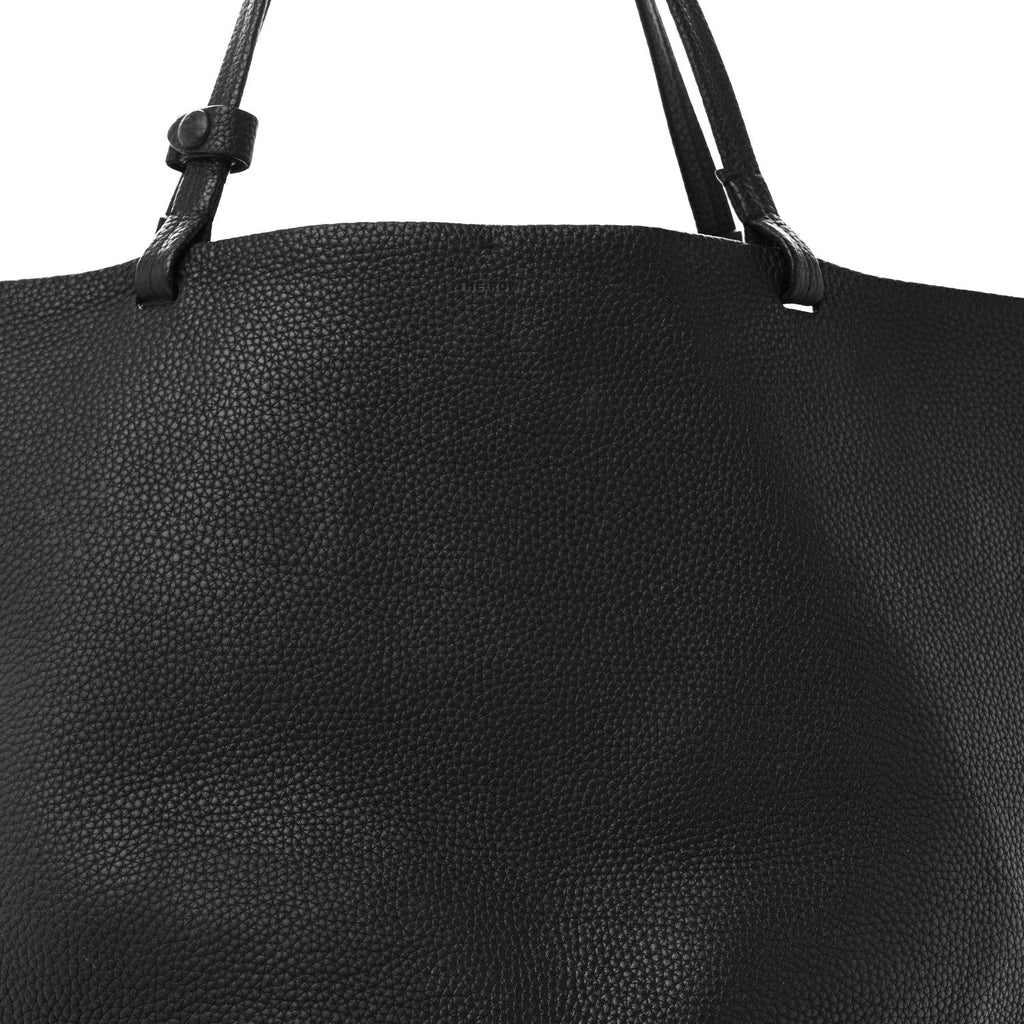 Grained Calfskin Park Tote XL Black