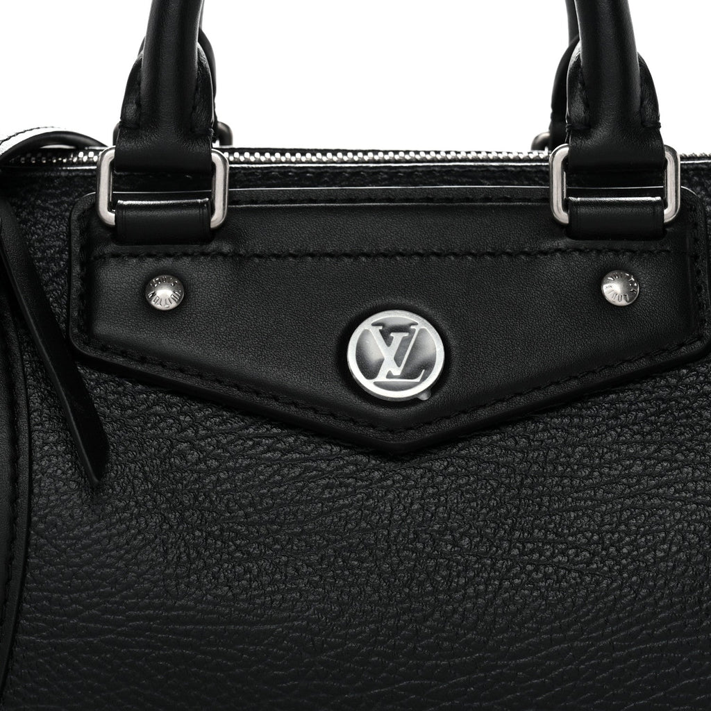 Pixel Lambskin LV Biker PM Black