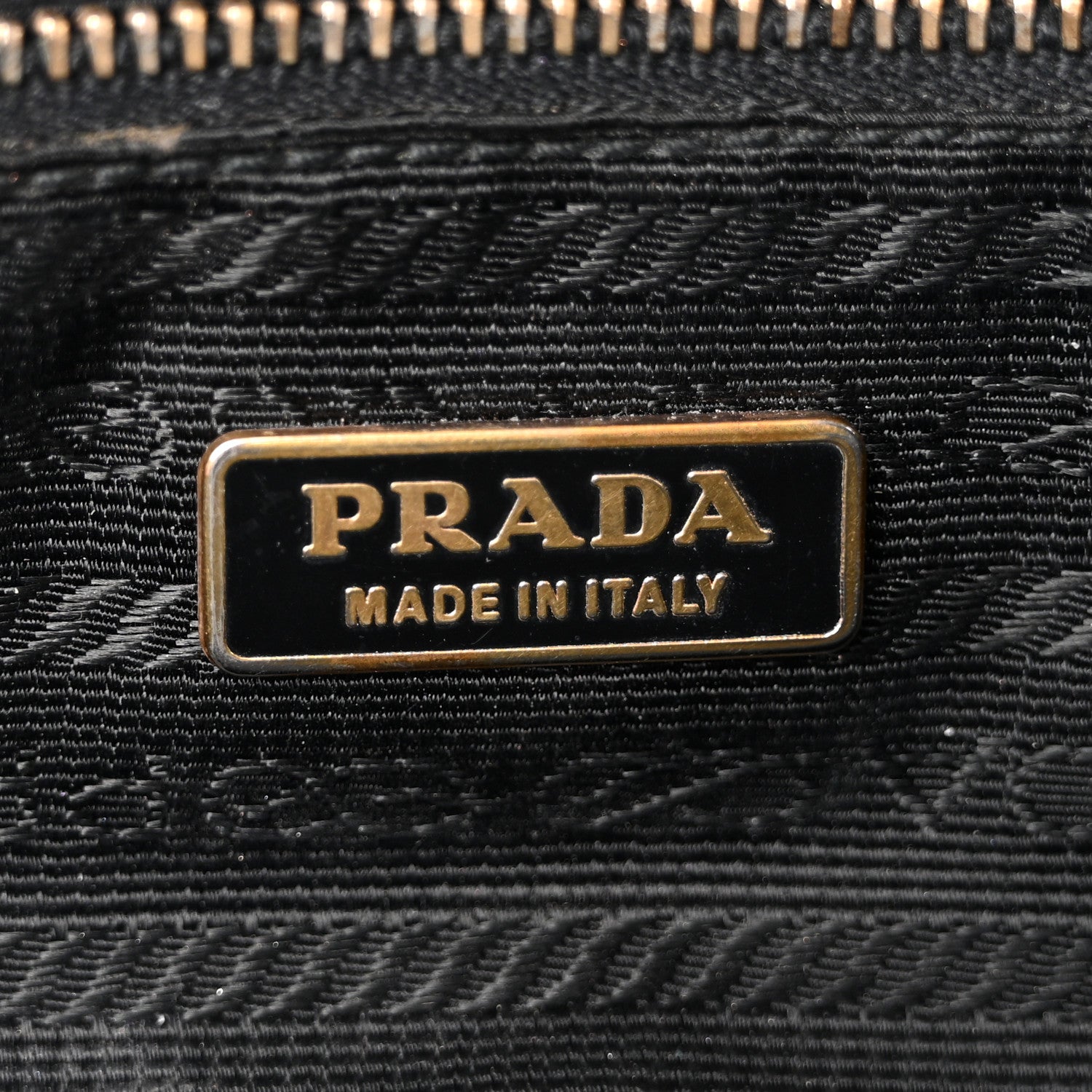 Nylon Saffiano Small Top Handle Bag Black