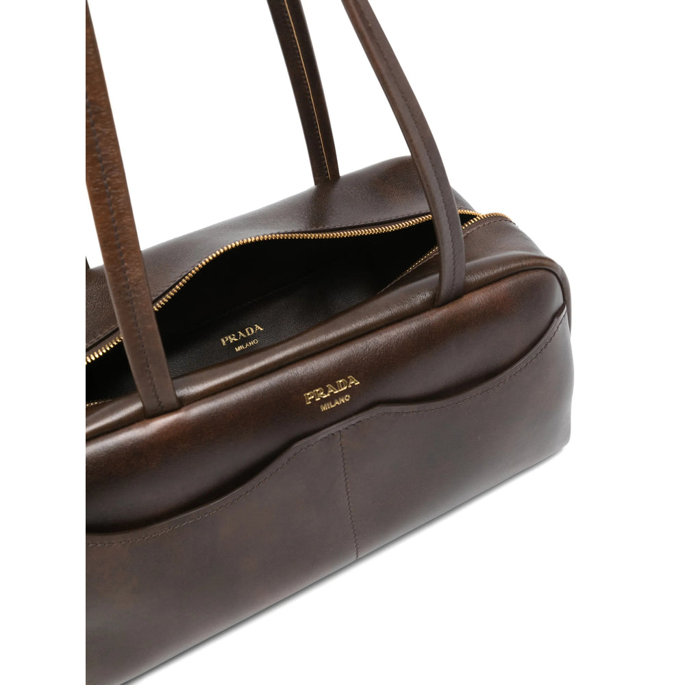 Prada Brown Shoulder Bags Women