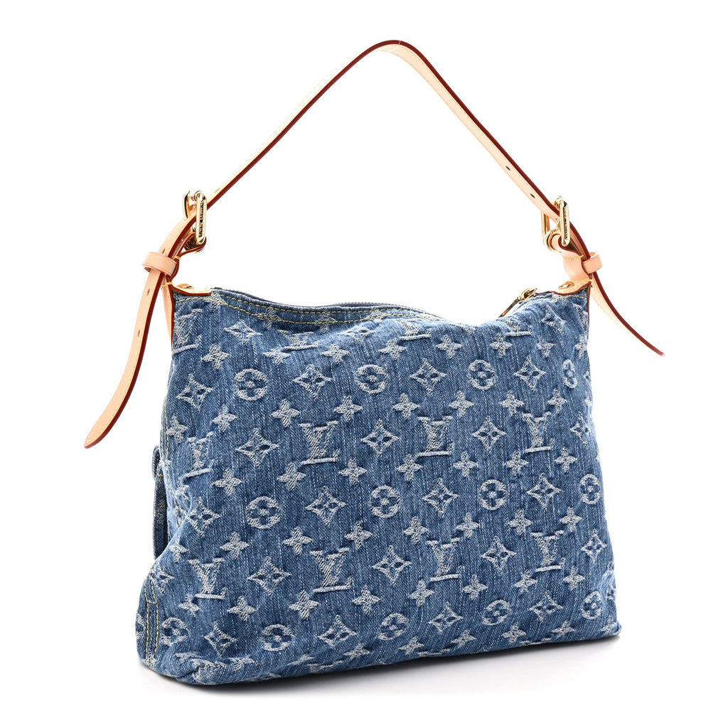 Monogram Denim Baggy PM  Blue