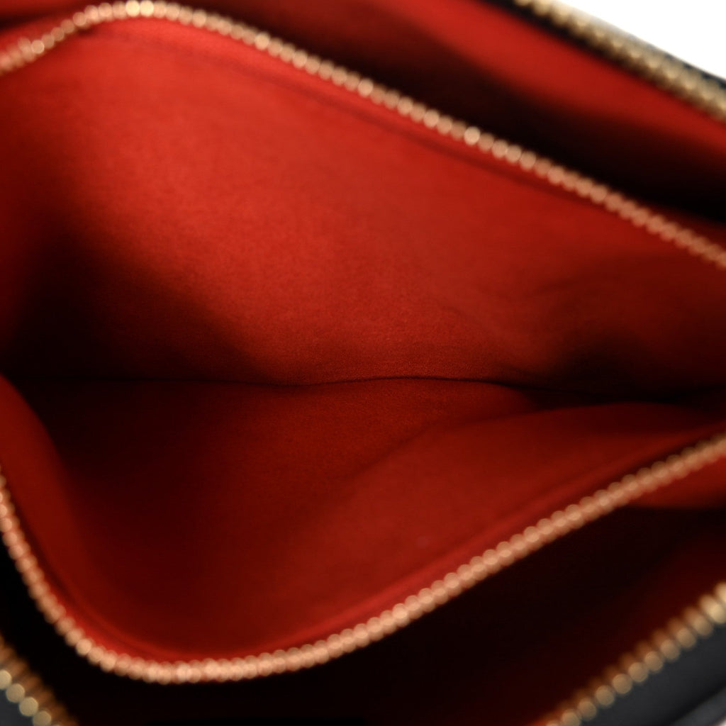 Lambskin Embossed Monogram Coussin BB Black