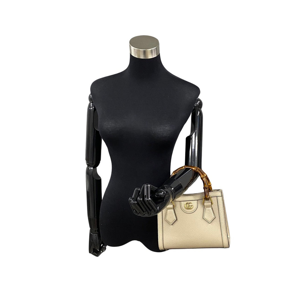 Gucci Diana Leather 2way Tote Bag