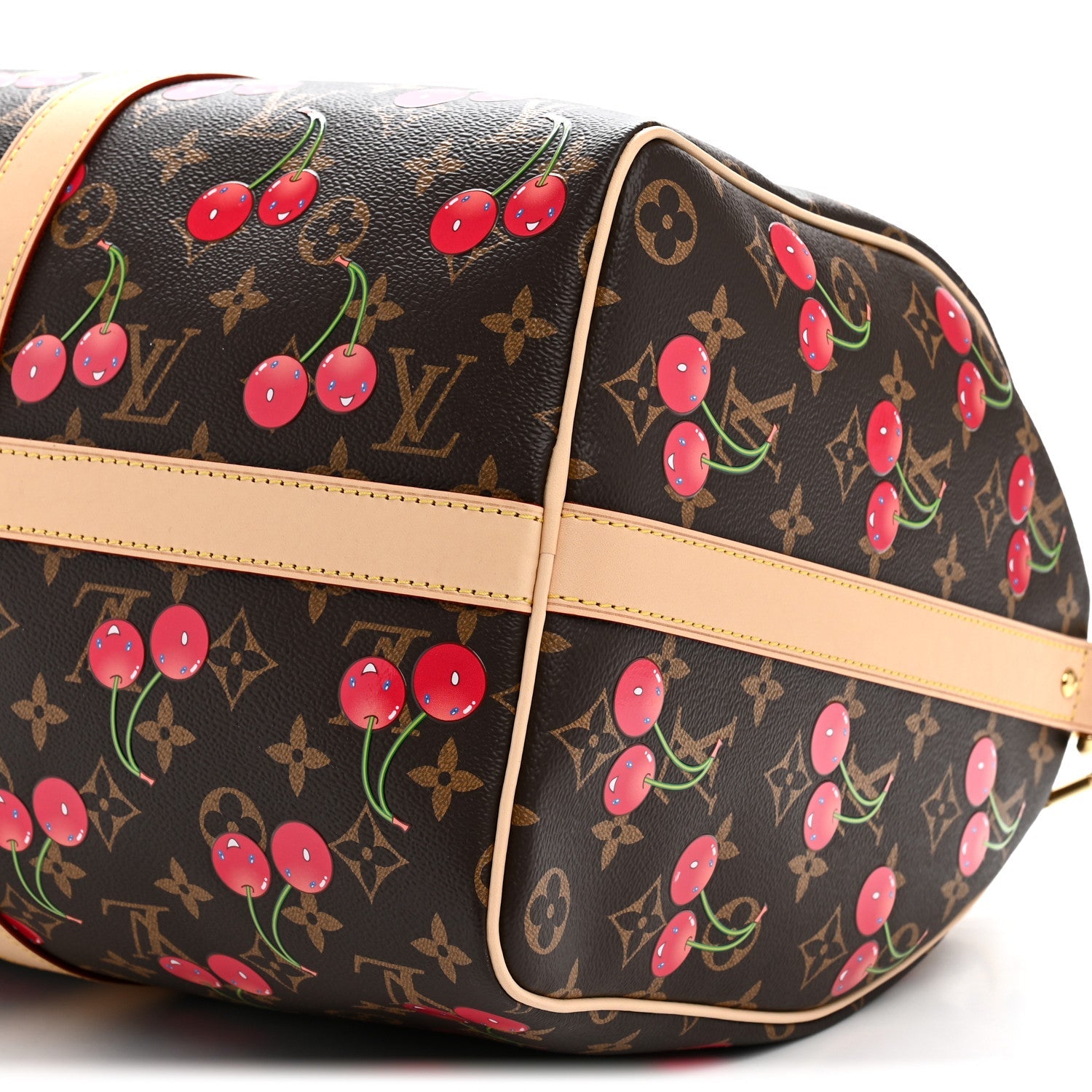 LV X TM Monogram Cerises Keepall Bandouliere 45