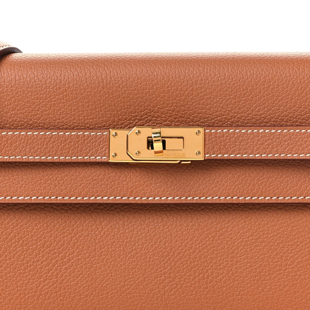 Evercolor Kelly Wallet To Go Gold