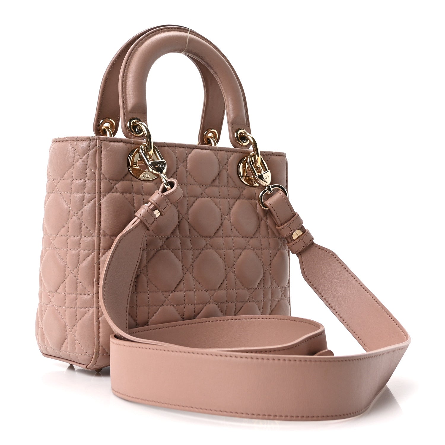 Lambskin Cannage Small My ABC Dior Lady Dior Blush