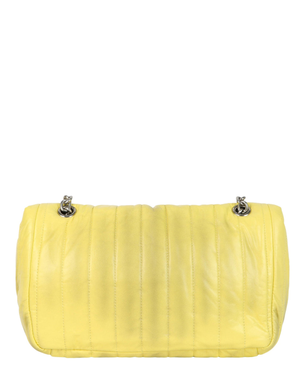 Balenciaga Womens Monaco Sprayed Quilted Small Chain Bag