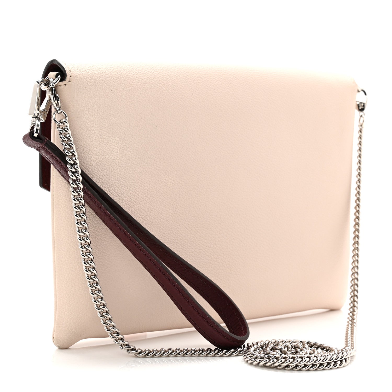 Soft Calfskin My Lockme Pochette Rose Silk Quartz