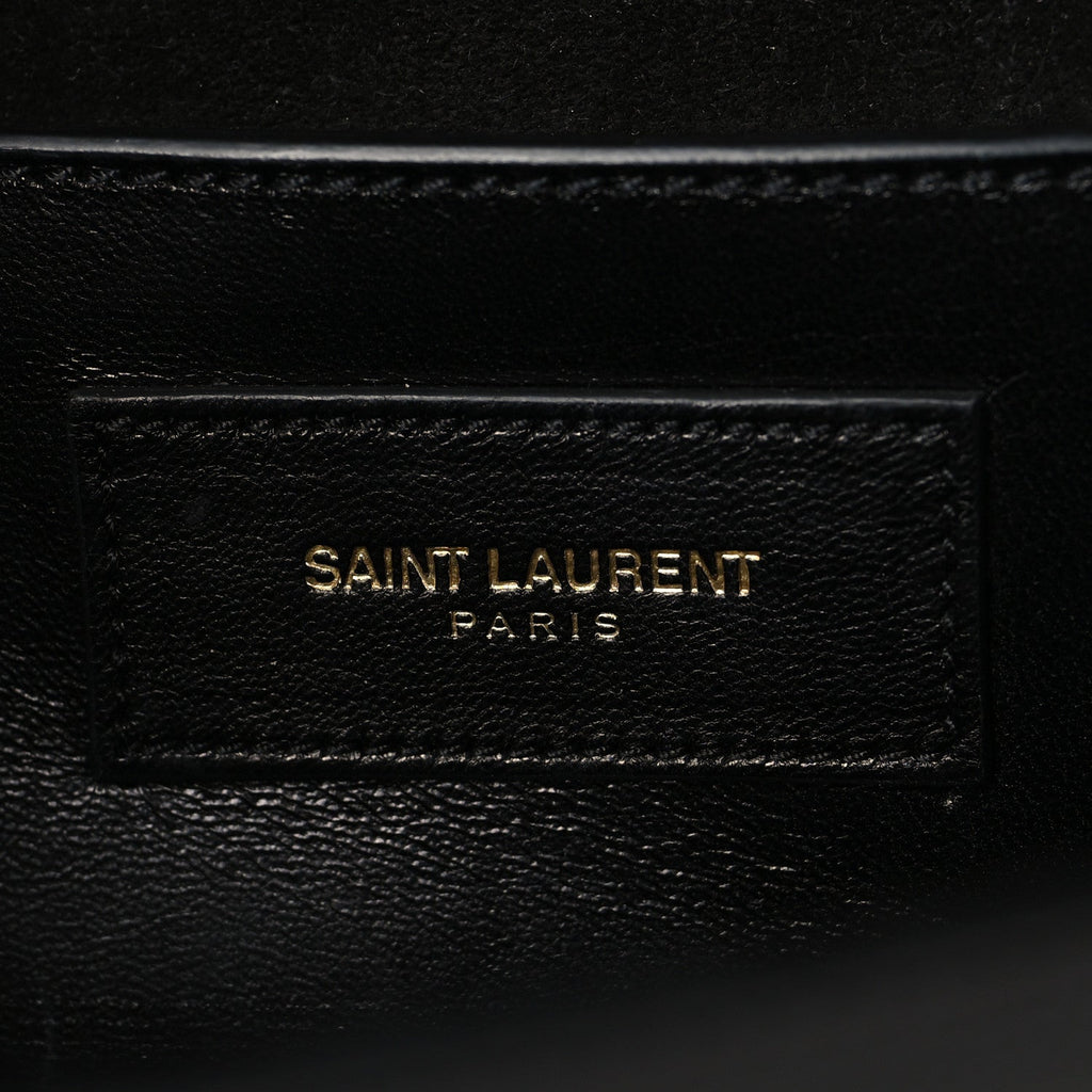 Grain De Poudre Monogram Cassandre Clutch Black