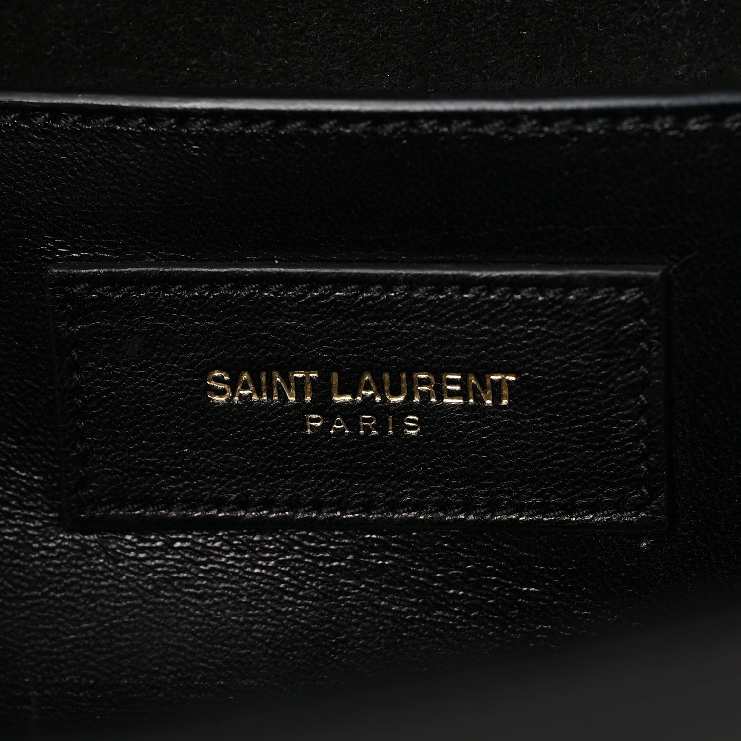 Grain De Poudre Monogram Cassandre Clutch Black
