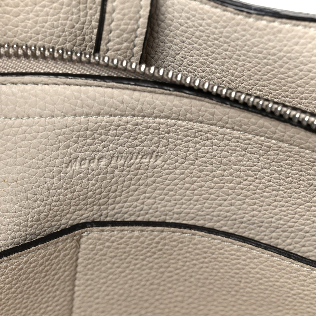 Baby Grained Calfskin Medium Tri-Fold Bag Powder