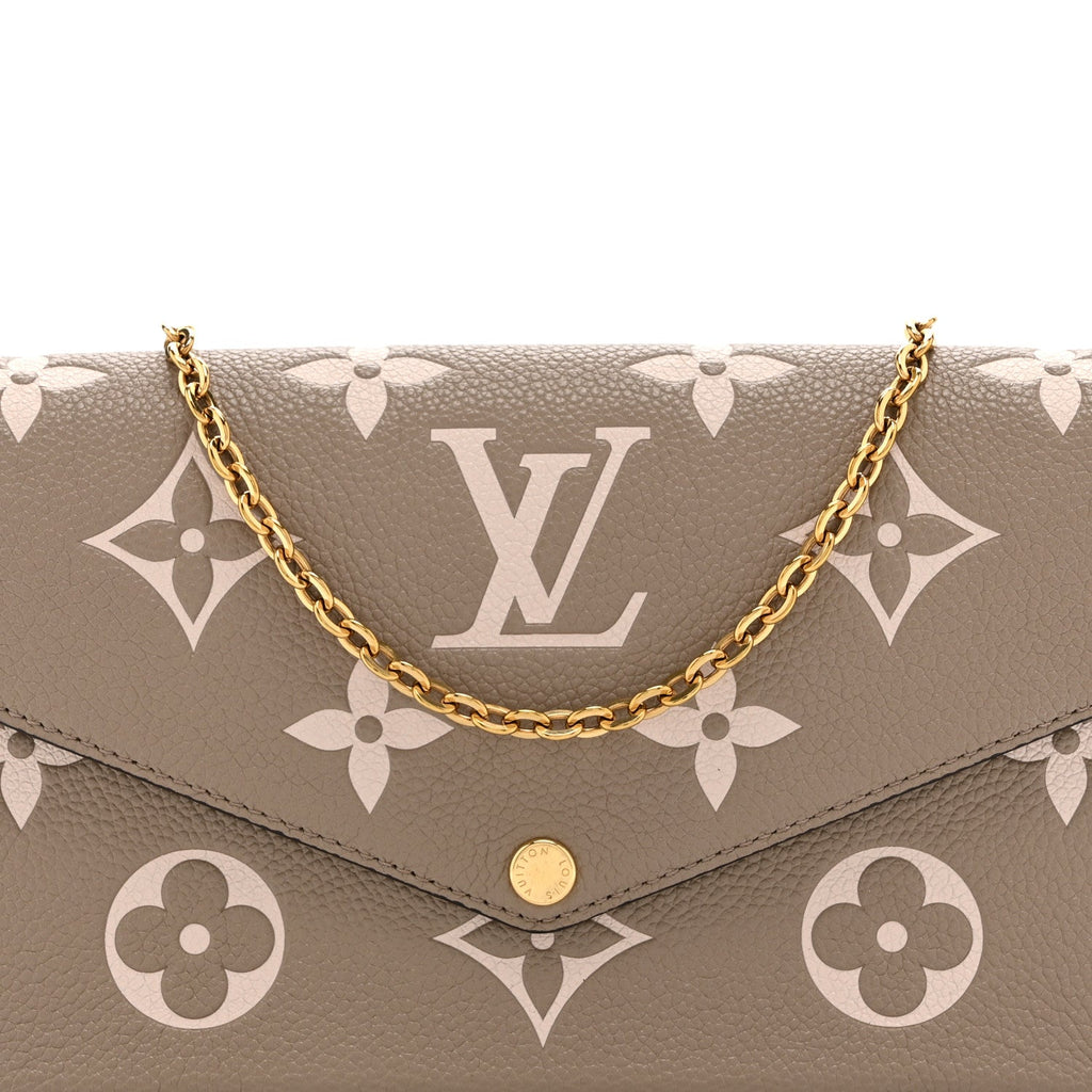 Empreinte Monogram Giant Felicie Pochette Tourterelle Creme