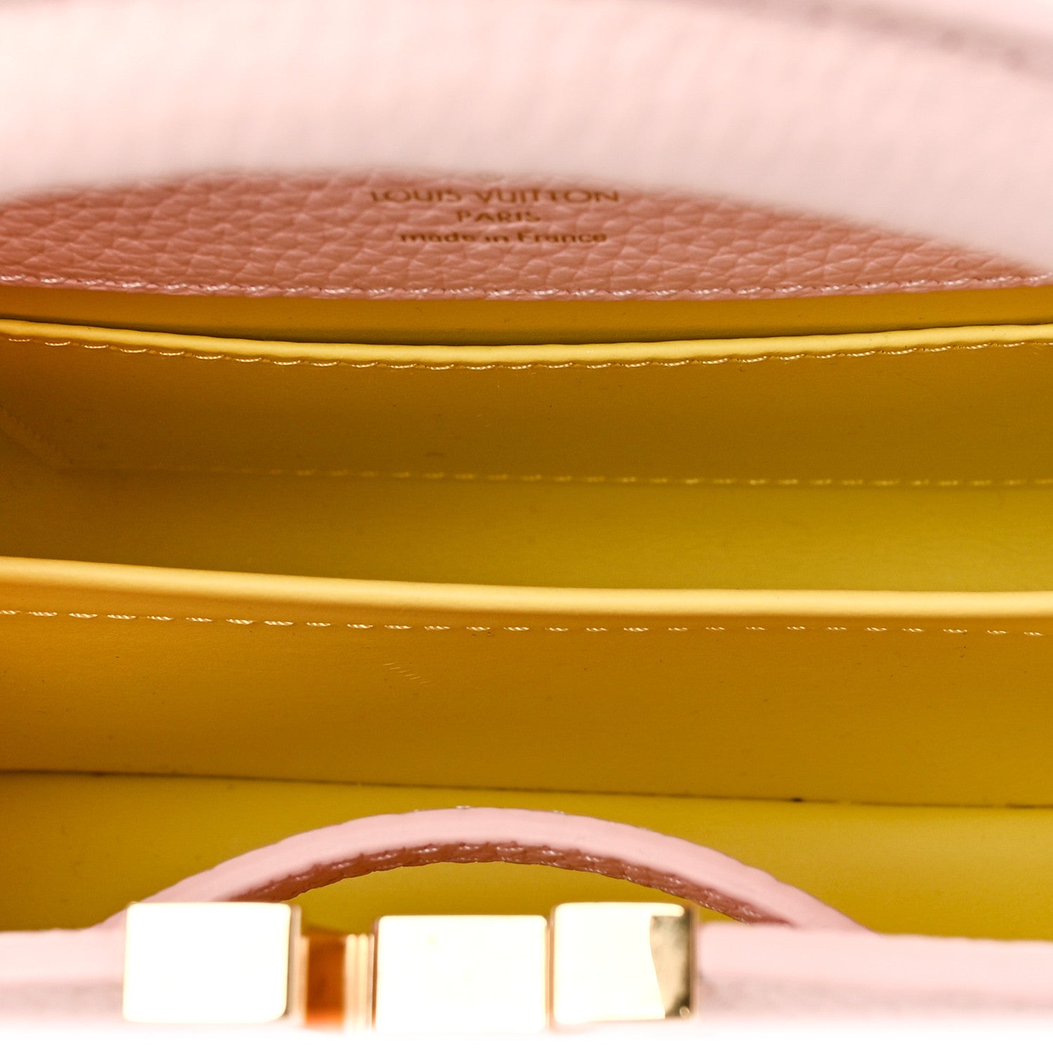 Taurillon Flower Chain Mini Capucines Pink