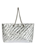 Balenciaga Womens All Crush Quilted Shoulder Bag