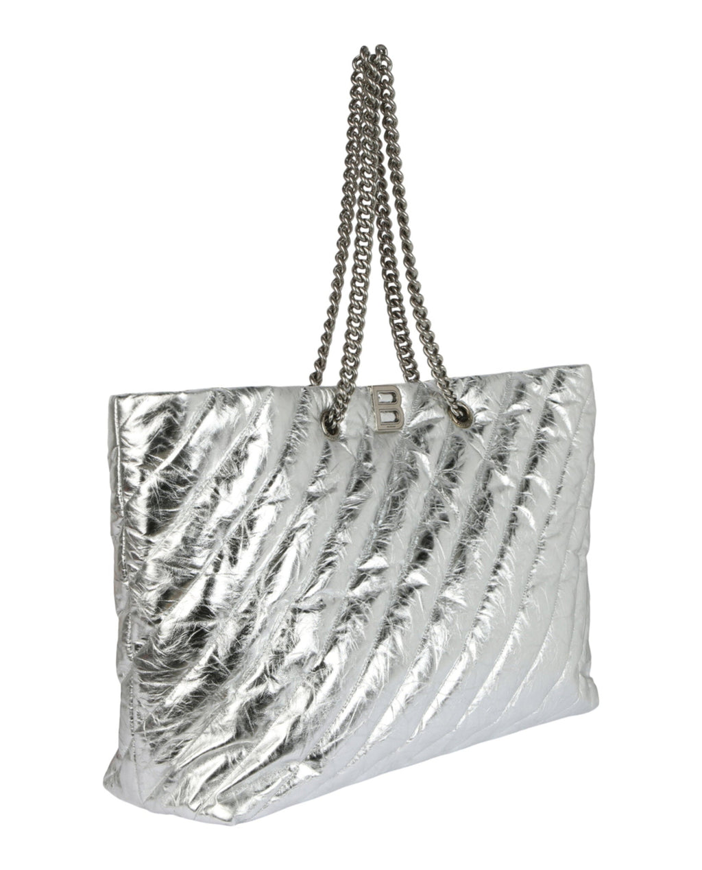 Balenciaga Womens All Crush Quilted Shoulder Bag
