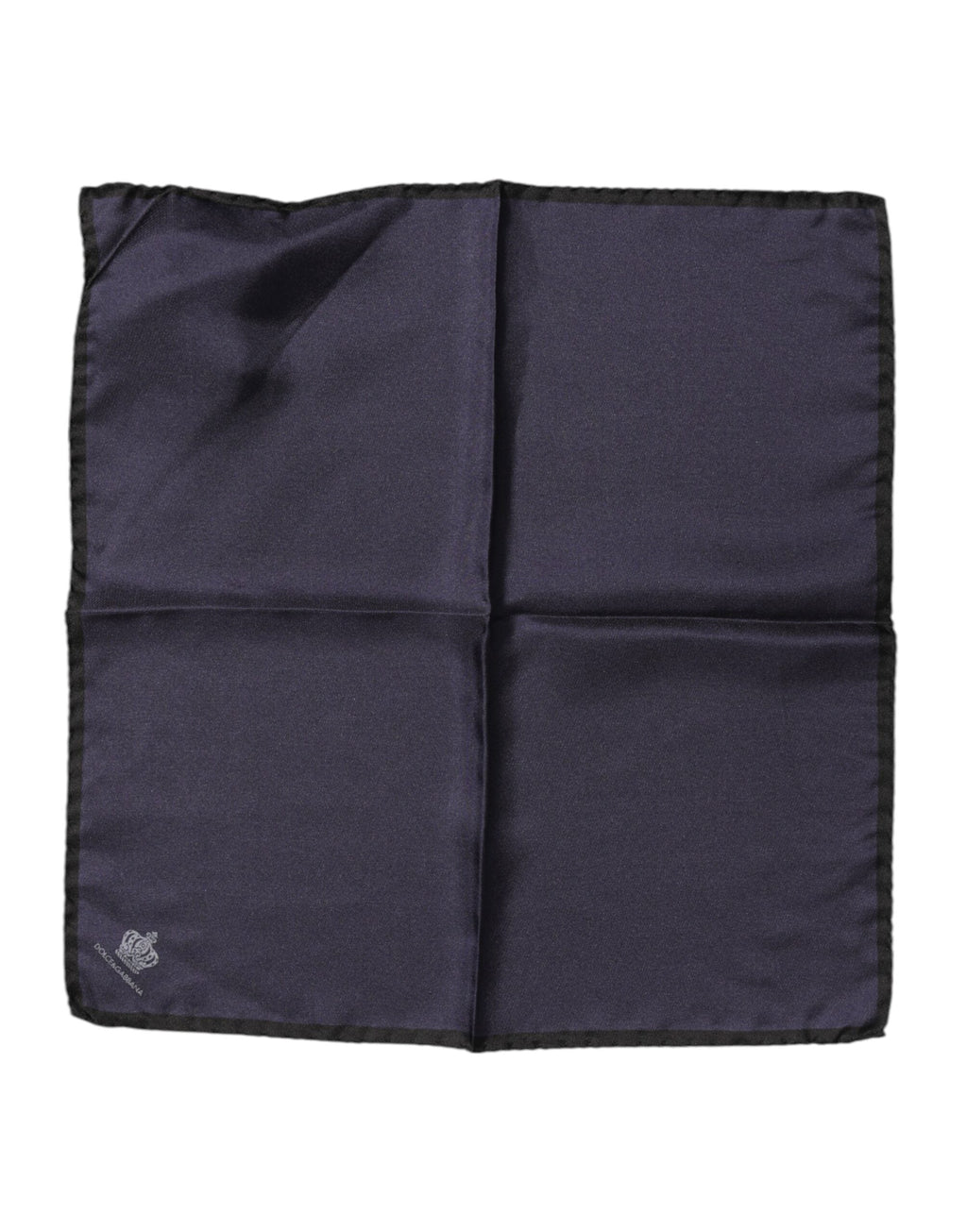 Dolce & Gabbana Blue DG Crown Silk Square Men Foulard Men's Scarf