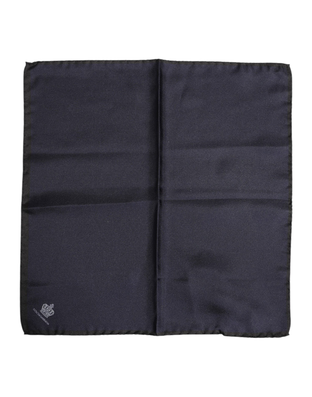 Dolce & Gabbana Blue DG Crown Silk Square Men Foulard Men's Scarf