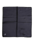 Dolce & Gabbana Blue DG Crown Silk Square Men Foulard Men's Scarf