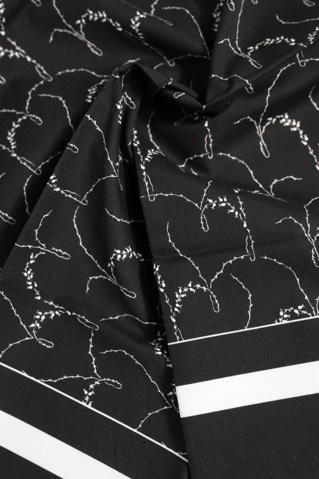 Dolce & Gabbana Black White Printed Square Men Foulard Men's Scarf