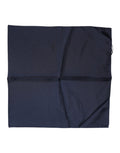 Dolce & Gabbana Dark Blue Silk Square Men Foulard Men's Scarf