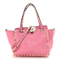 Vitello Mini Rockstud Tote Ninphea