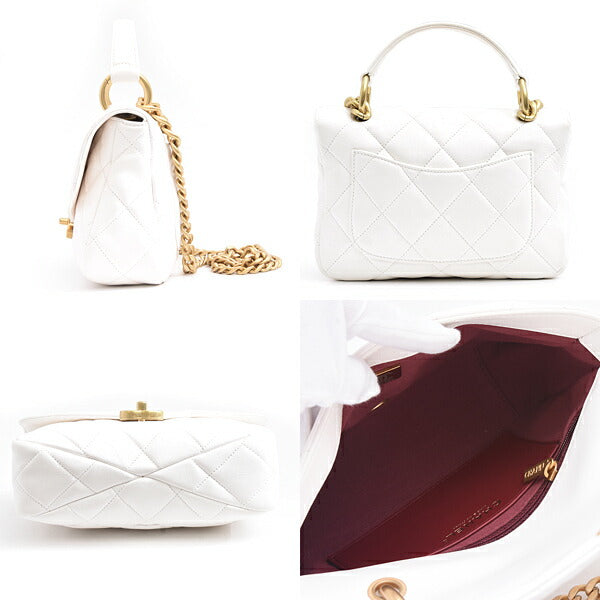 Chanel Calfskin Matelassé Chain Shoulder Bag AS4195
