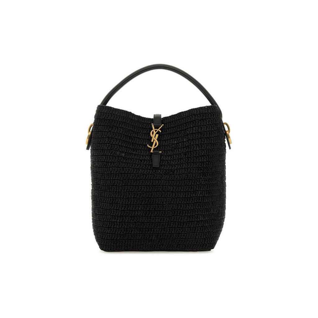 LE 37 supple Raffia Bucket Bag