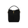 LE 37 supple Raffia Bucket Bag