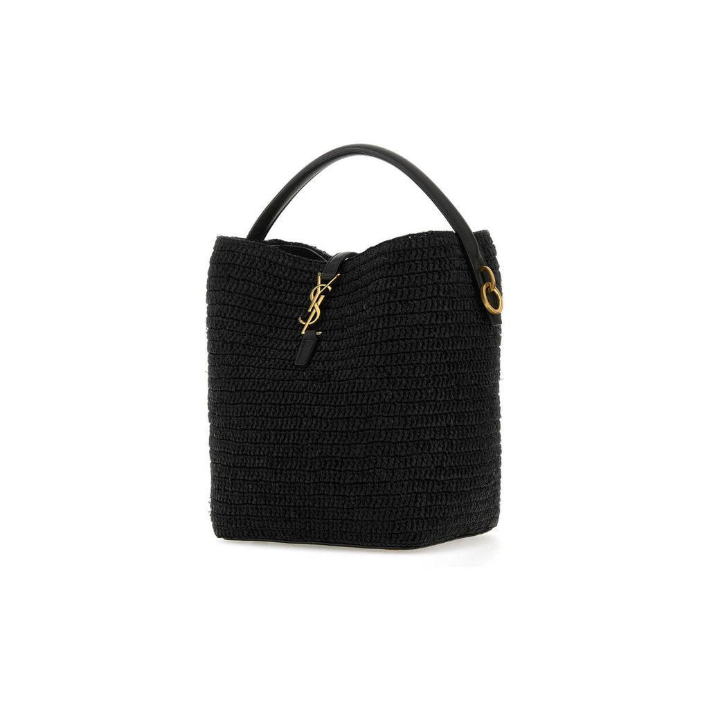 LE 37 supple Raffia Bucket Bag