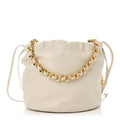 Smooth Calfskin Aria Bucket Bag Off White