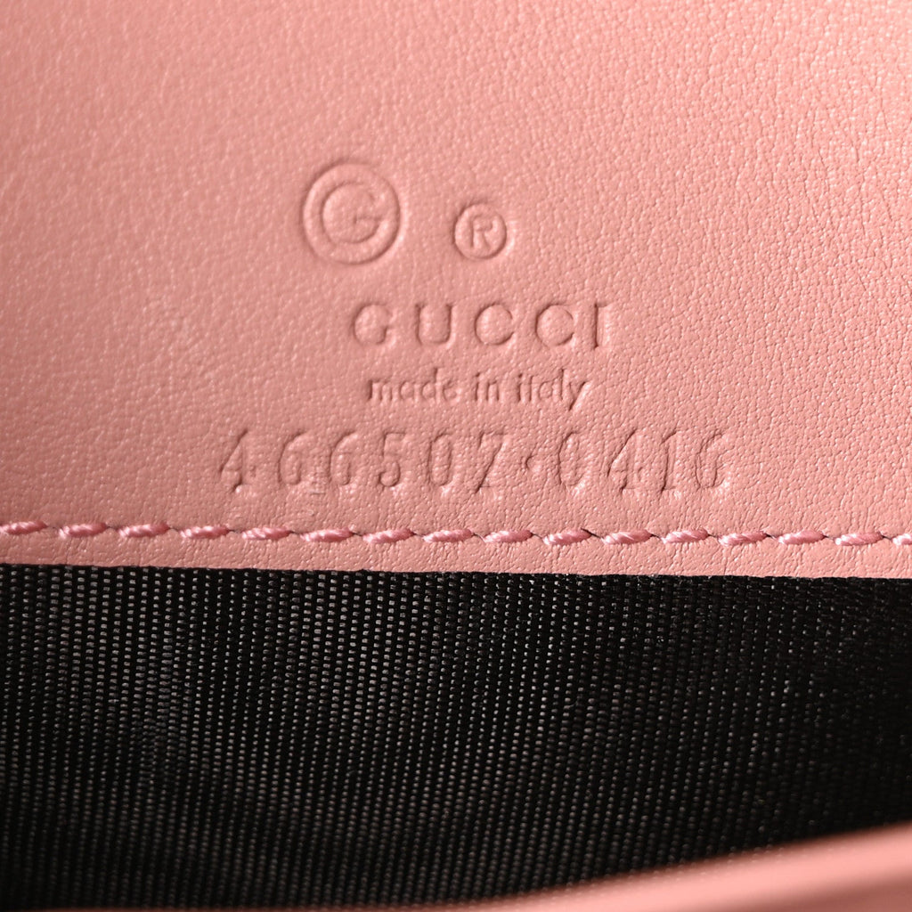 Microguccissima Crossbody Wallet Soft Pink