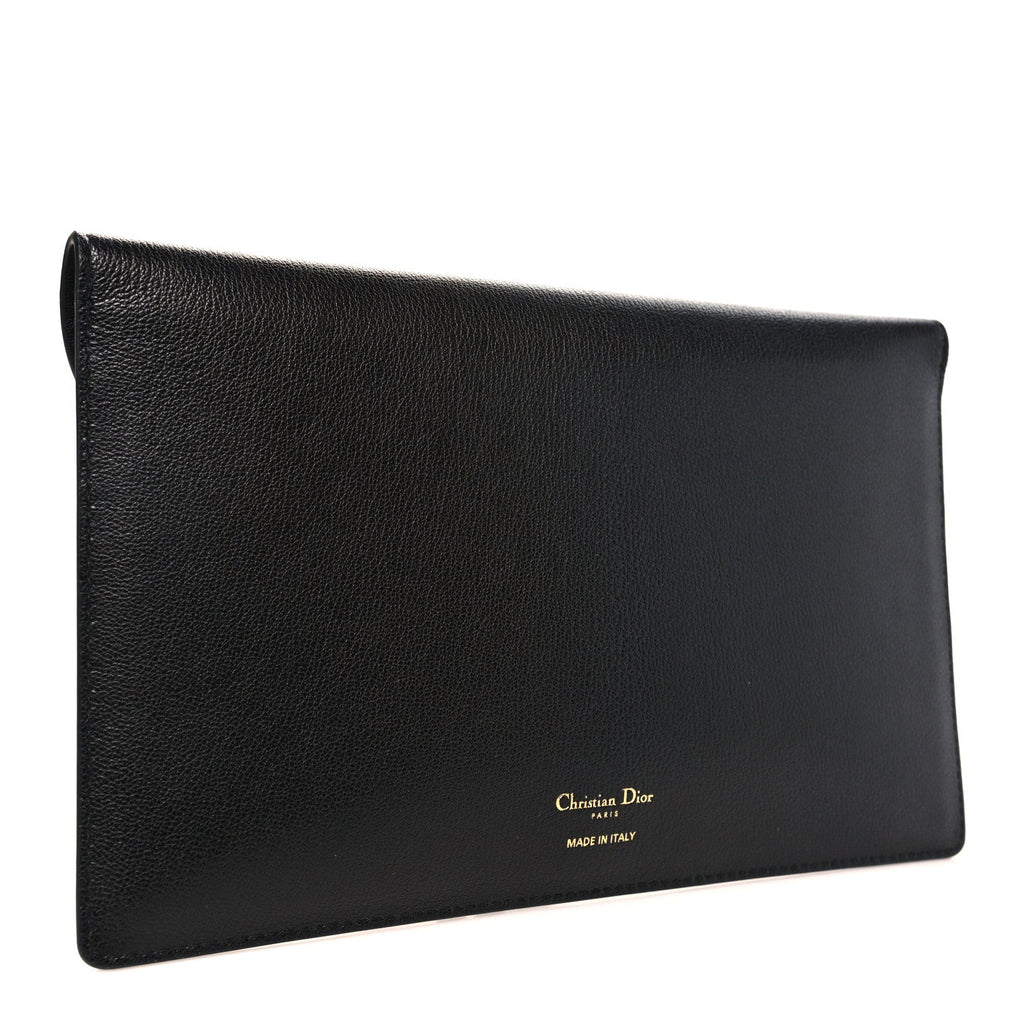 Goatskin Saddle Pouch Black