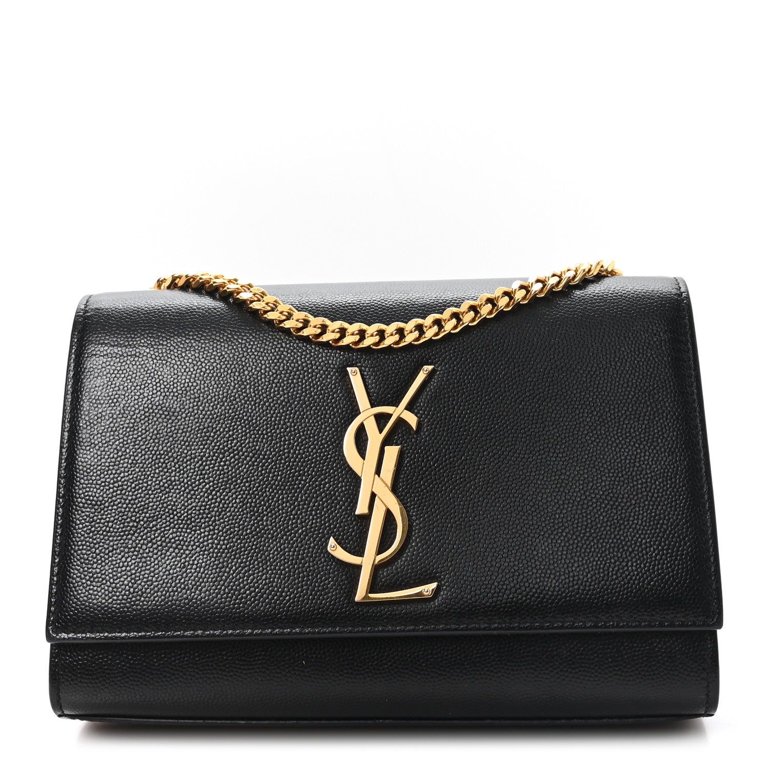 Grain De Poudre Small Monogram Kate Satchel Black