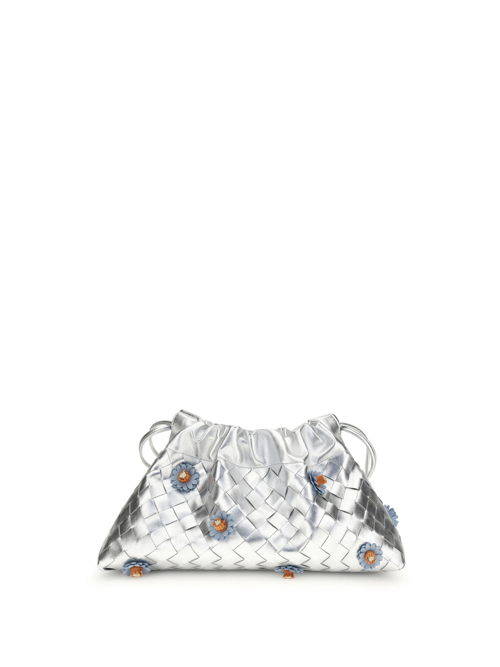 Bottega Veneta Women Dustbag Clutch Bag With Floral Appliqués