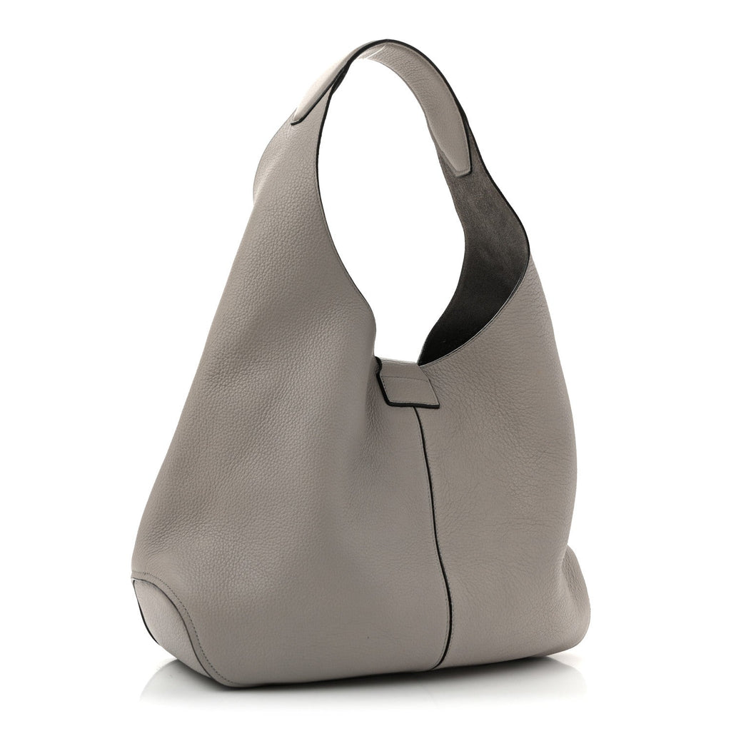 Calfskin Margot Hobo Grey