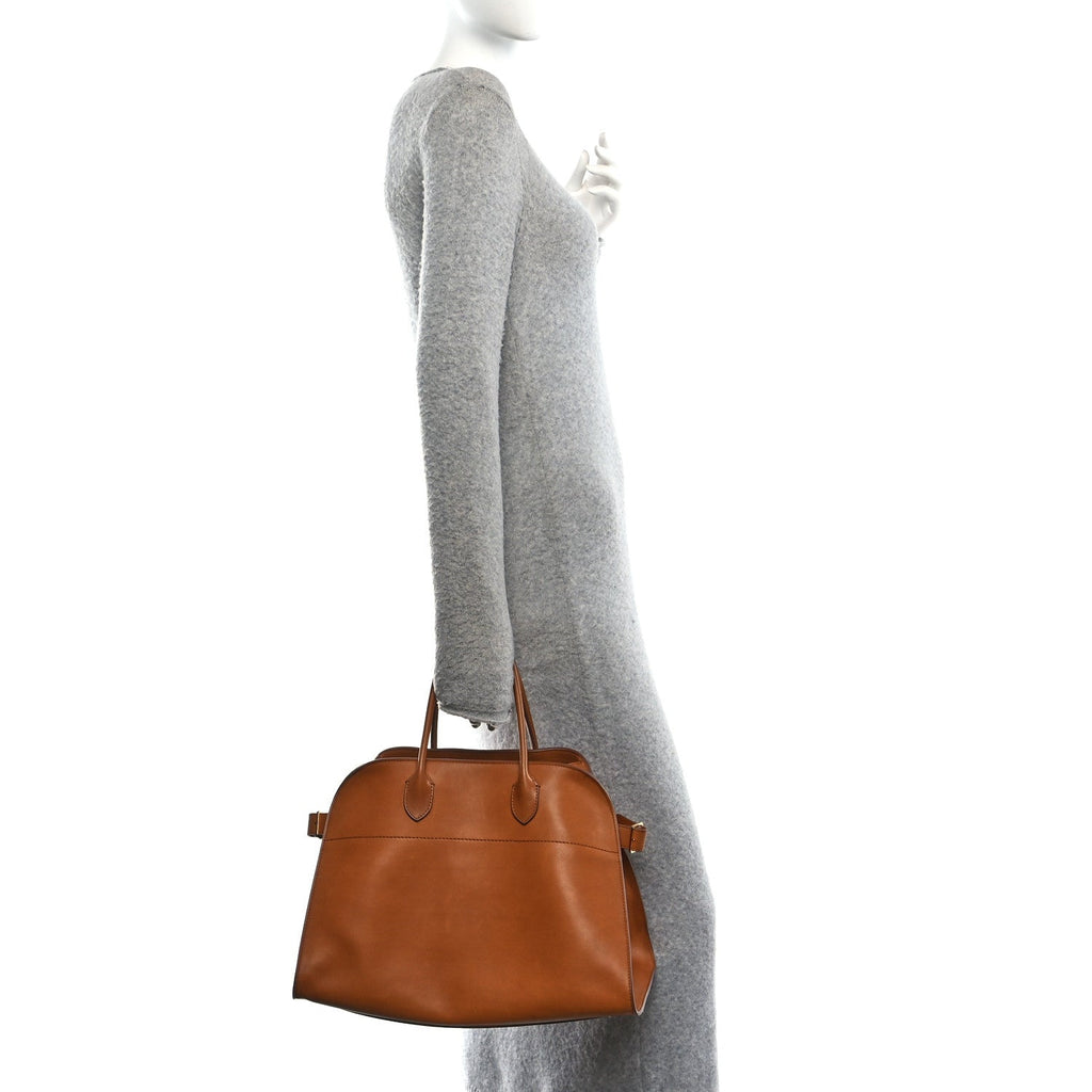Polished Saddle Calfskin Soft Margaux 15 Cuir
