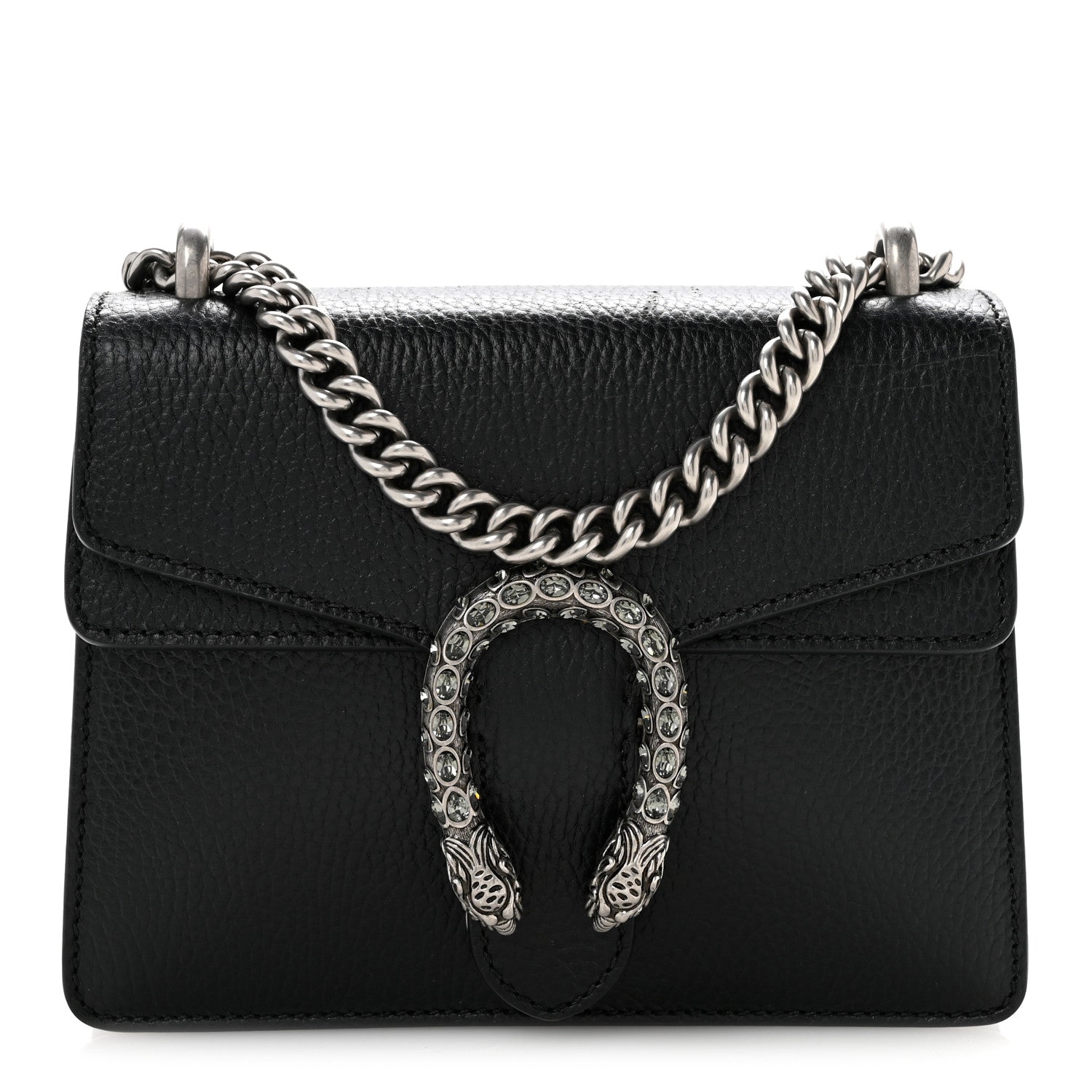 Calfskin Mini Dionysus Shoulder Bag Black