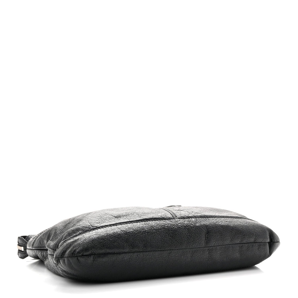 Agneau Classic Hardware Square Tote Black