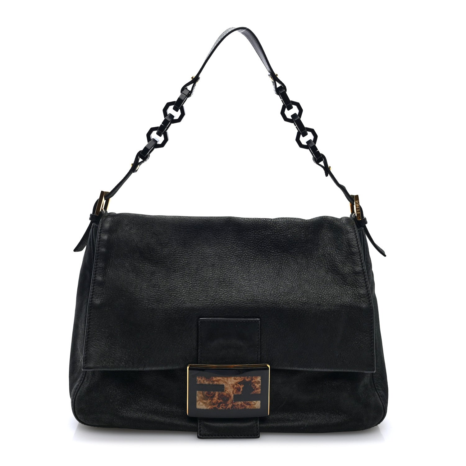 Vitello Savana Big Forever Mama Baguette Dark Brown