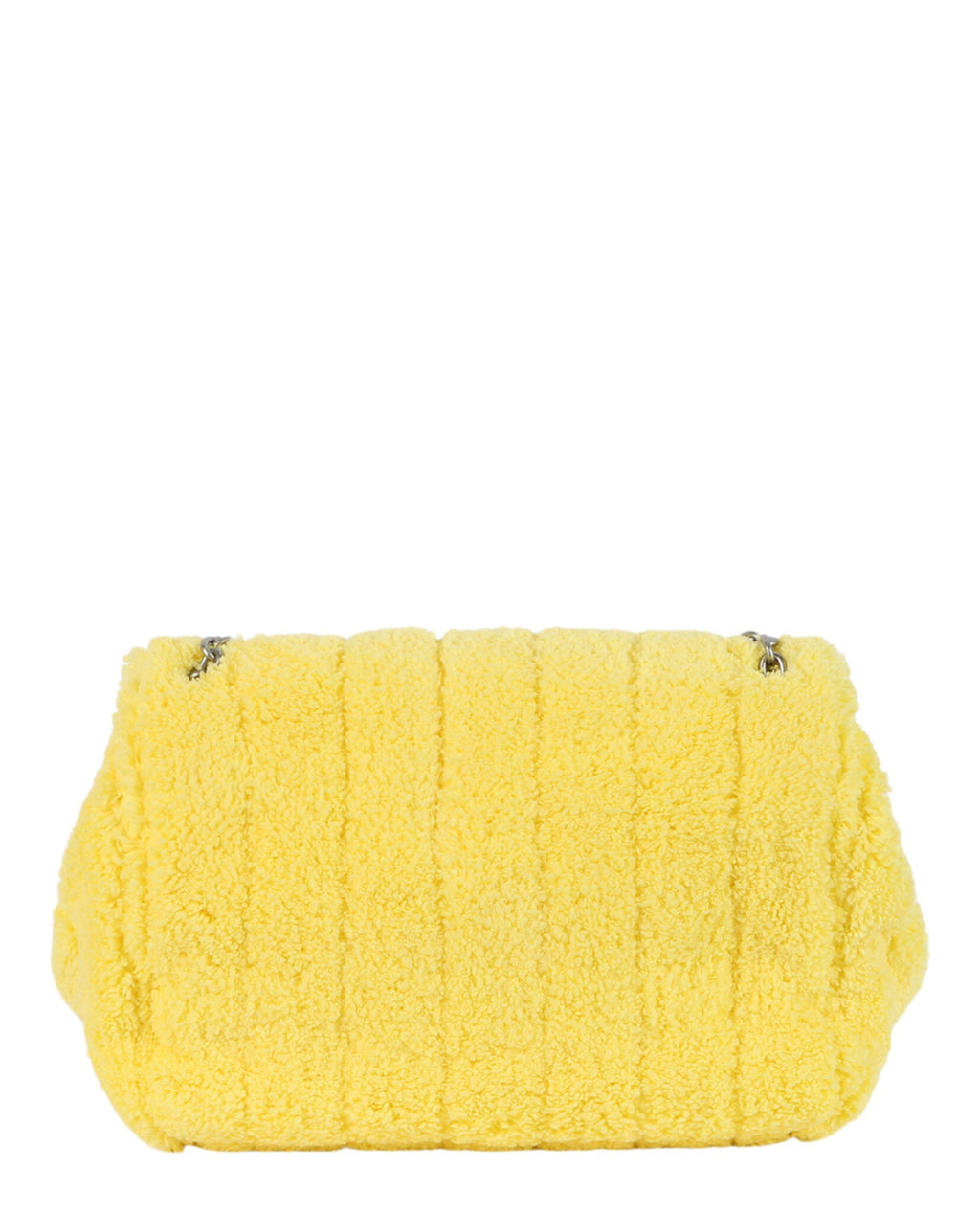 Balenciaga Womens Monaco Mini Bag Quilted Towel Fabric