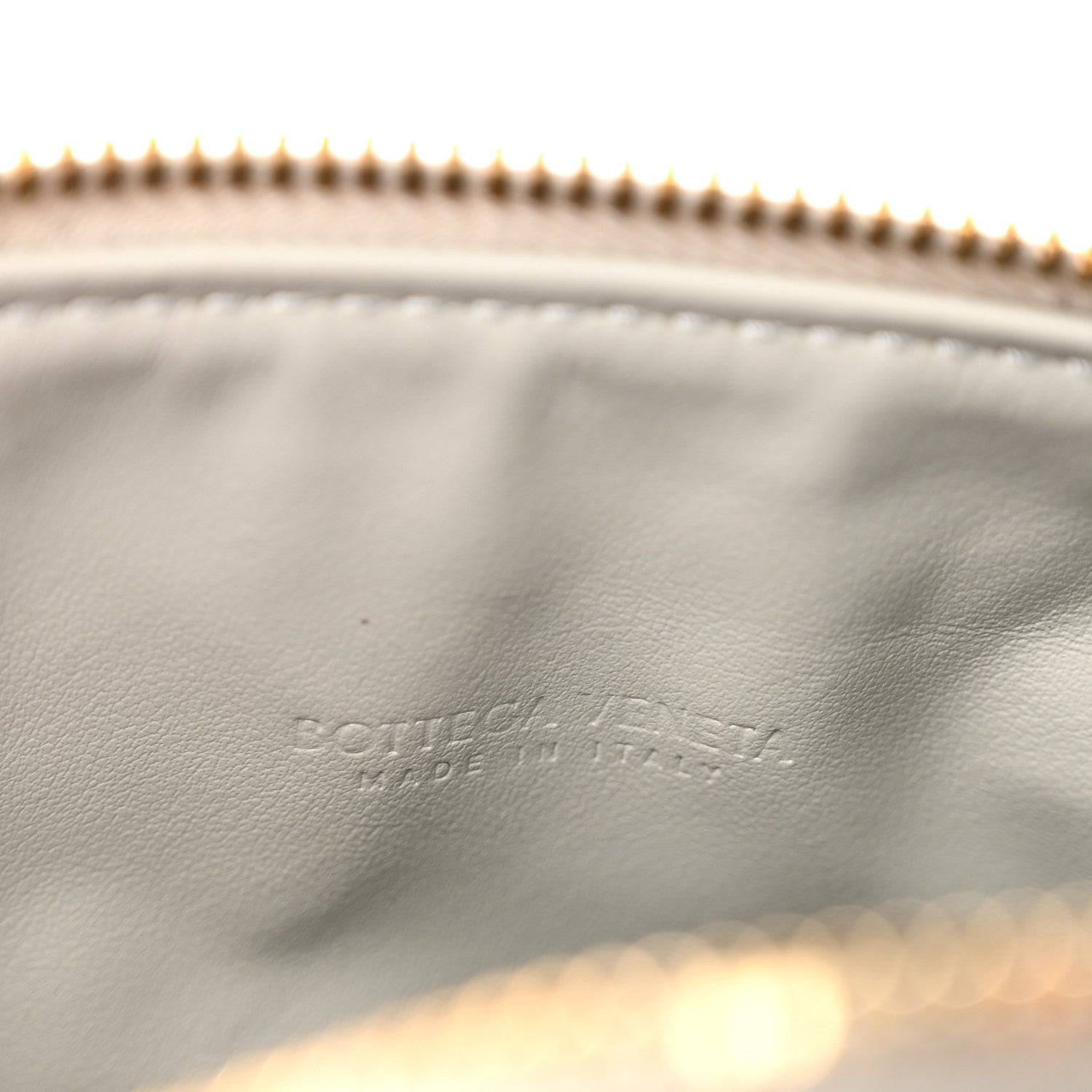 Calfskin Nappa Intrecciato Mini Wallace Agate Grey