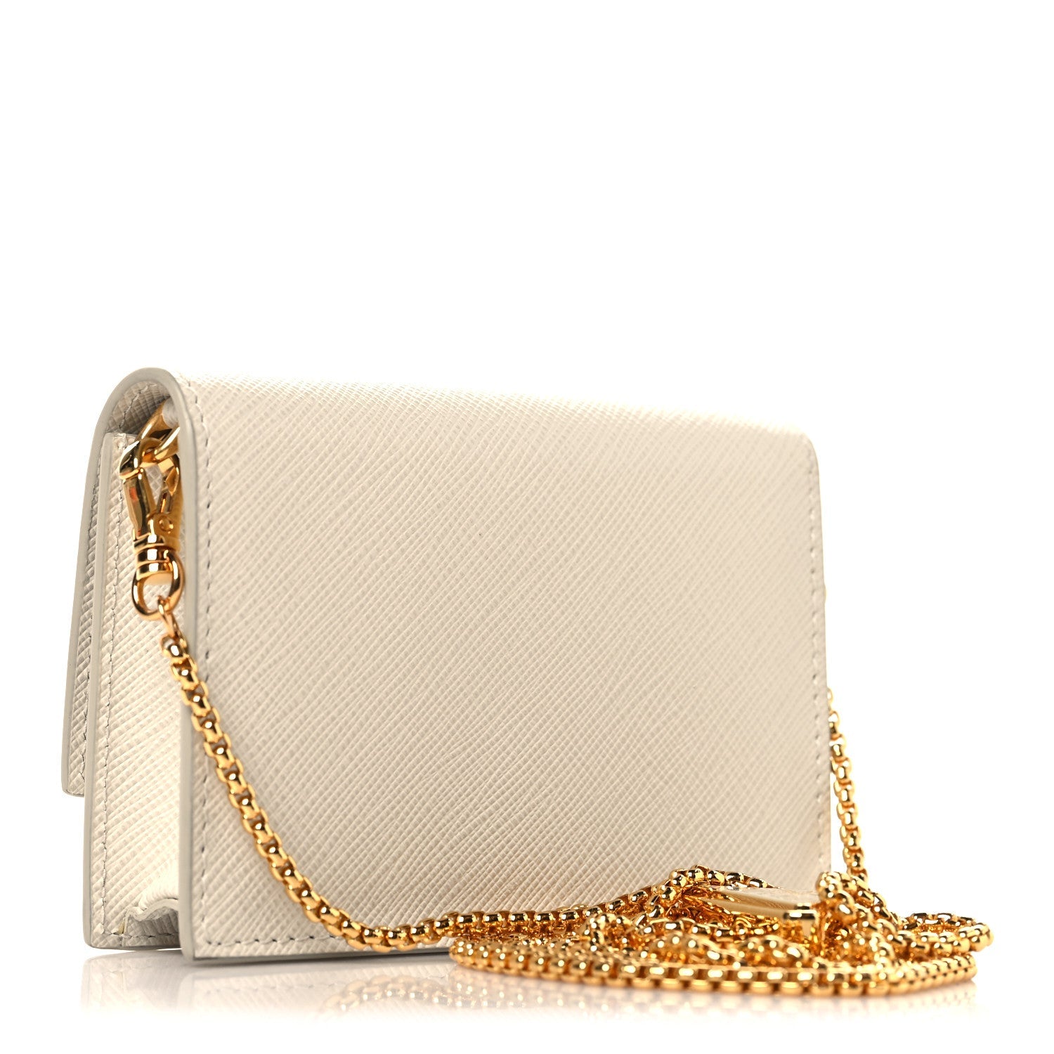 Saffiano Card Holder With Chain Talco