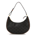 Triomphe Canvas Calfskin Ava Shoulder Bag Tan