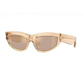Burberry Sunglasses Cat Eye Full Rim, Green Frame and Dark Grey Lens BE4425U411887