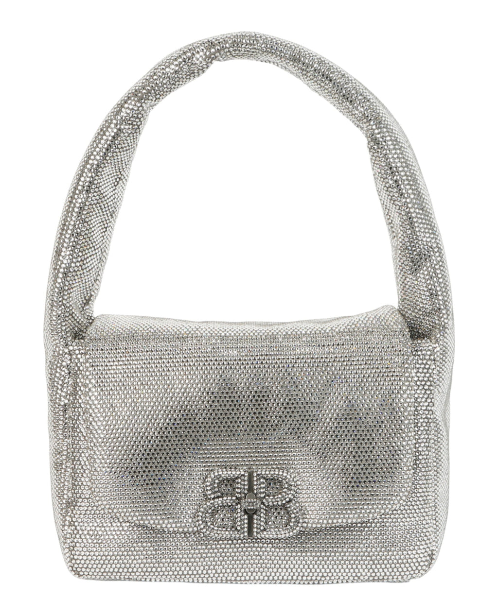 Balenciaga Womens Small Monaco Sling Bag In Strass